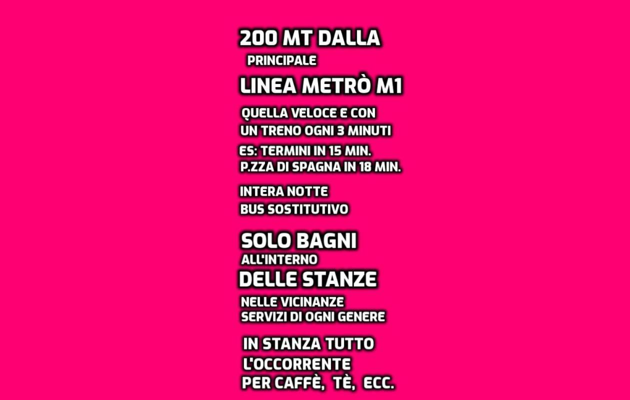 Frühstückspension Near Metro' Line - Only Wc In The 15 Minutes To Termini Station 20 To Spagna Square - In The Night Bus